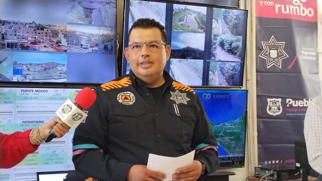 Video desde Puebla: Por ciclón lloverá dos días consecutivos en la capital poblana, alertó Protección Civil
