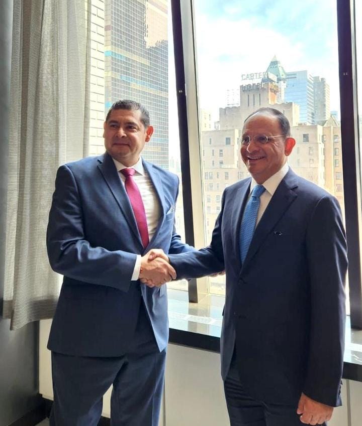 Exitosa y productiva reunión de Alejandro Armenta con Jorge Islas, cónsul de México en Nueva York