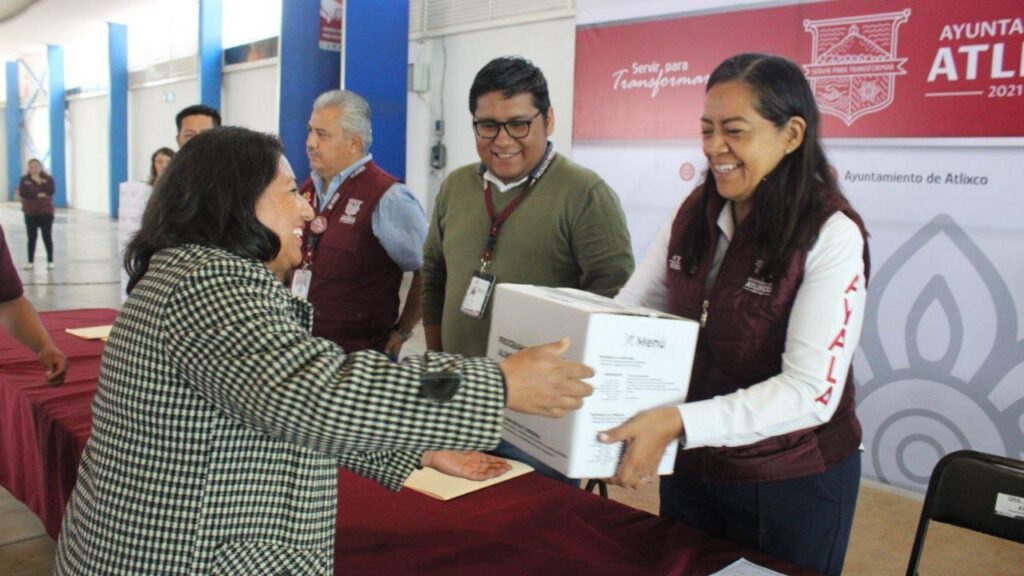 Entregan 4 mil apoyos alimentarios en Atlixco