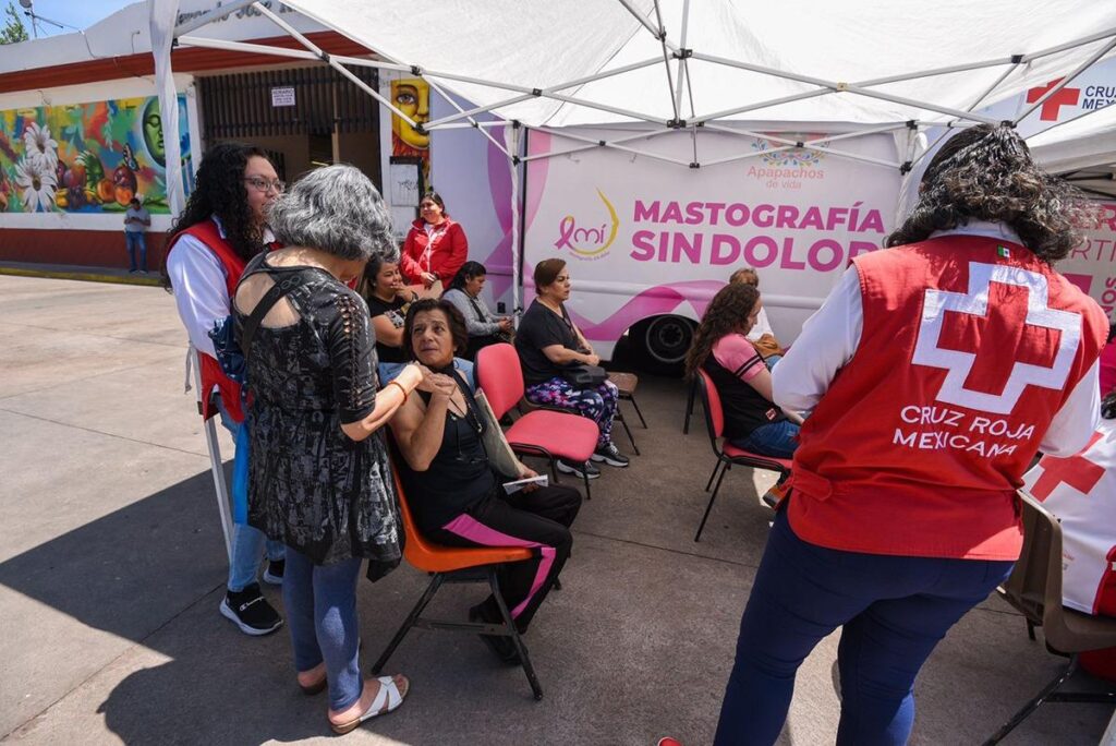 Realiza Cruz Roja mastografías gratuitas a mujeres del Valle de Toluca