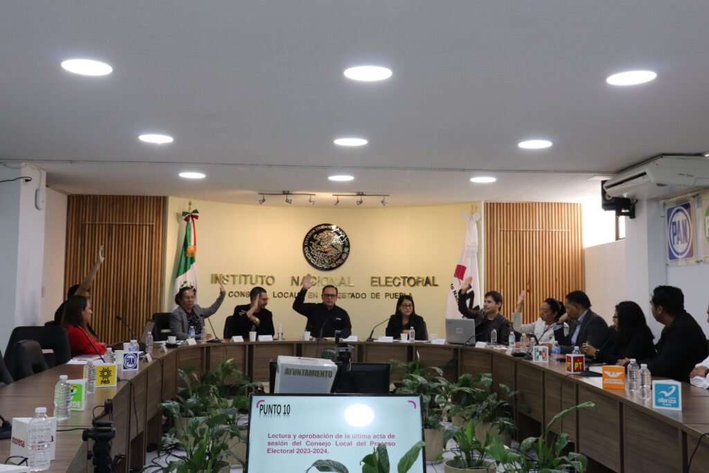 INE Puebla finaliza proceso electoral 2023-24