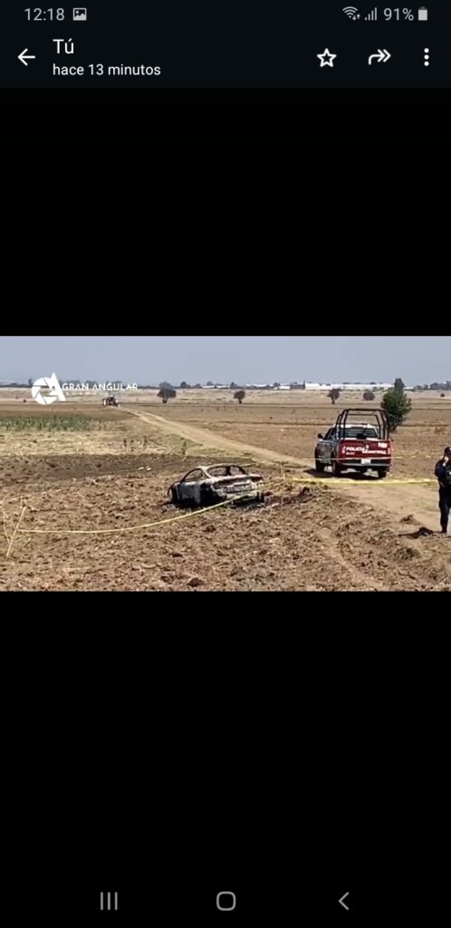 Fotonota: Cadáver calcinado en Tlaltenango