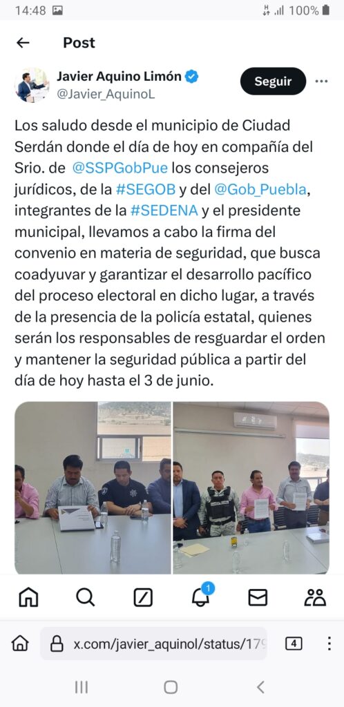 Policía estatal asume la seguridad pública de Ciudad Serdán luego de trifulca del viernes