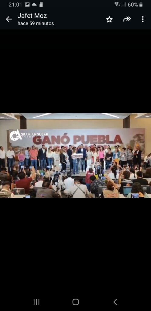 Video desde Puebla: Alejandro Armenta y Pepe Chedraui se declaran ganadores de la elección