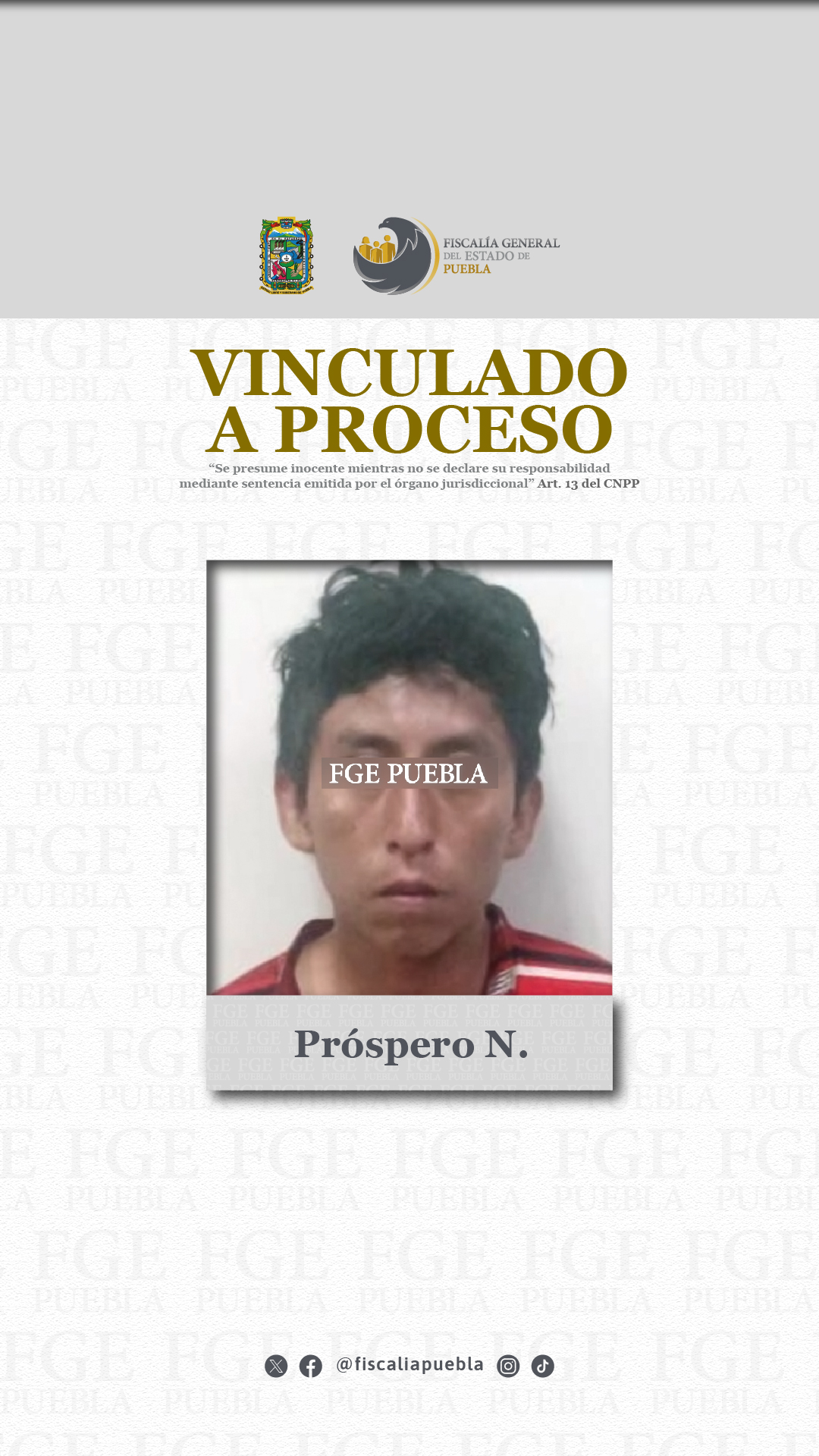 Se llama Próspero y prosperaba…com droga