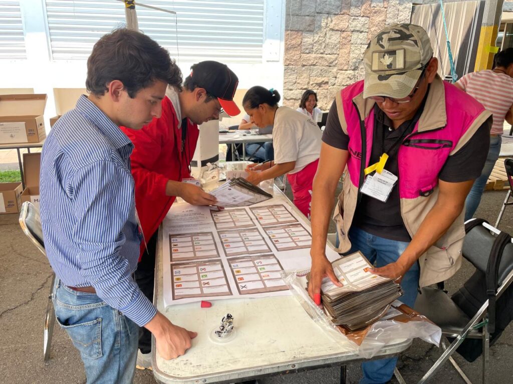 Avanzan sin incidentes trabajos de cómputos en 16 consejos distritales