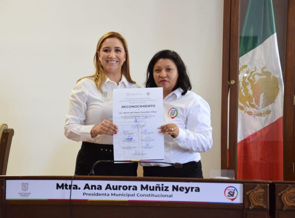 Ana Muñiz supervisa labores de salud en San Mateo Atenco