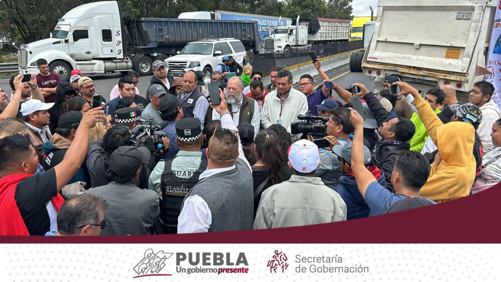 Segob instala mesa de diálogo con transportistas