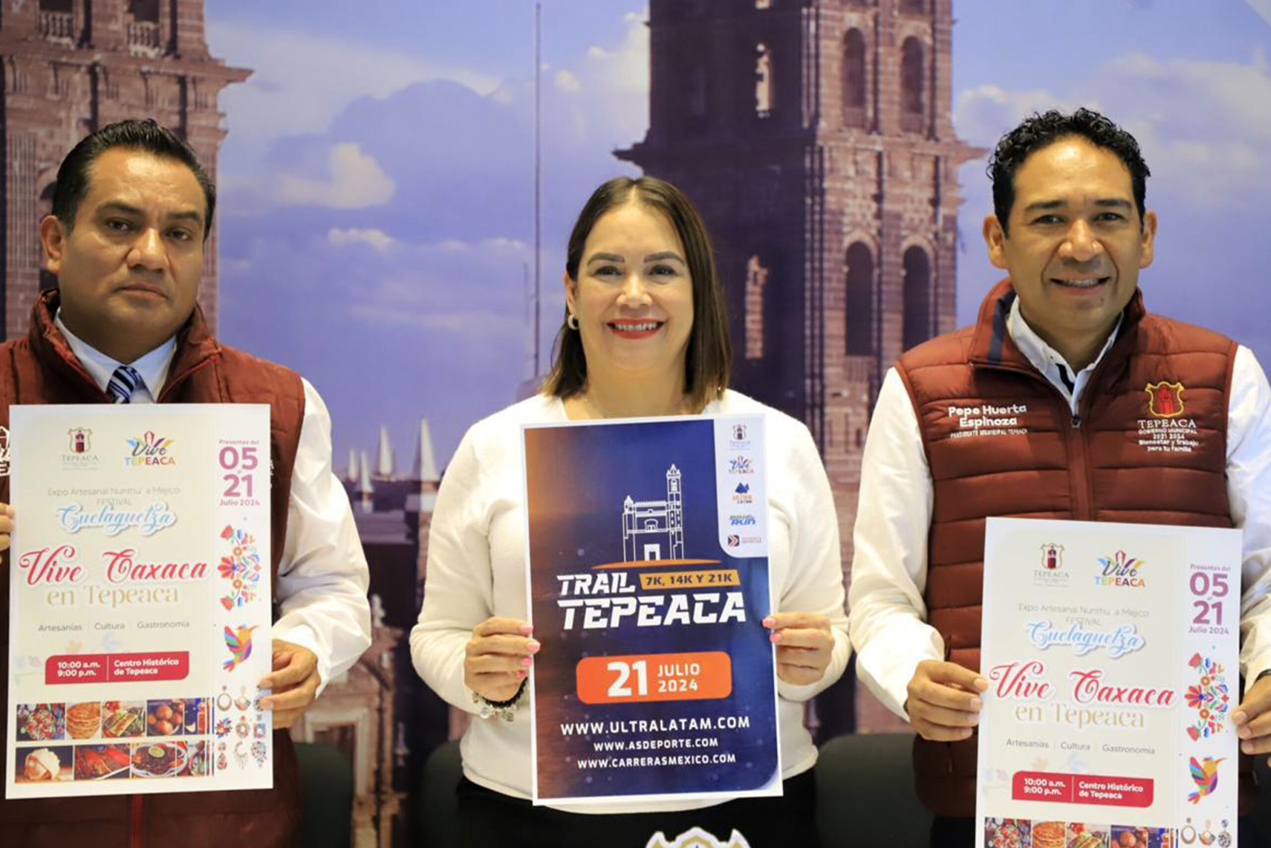 Invita gobierno estatal al Trail de Tepeaca