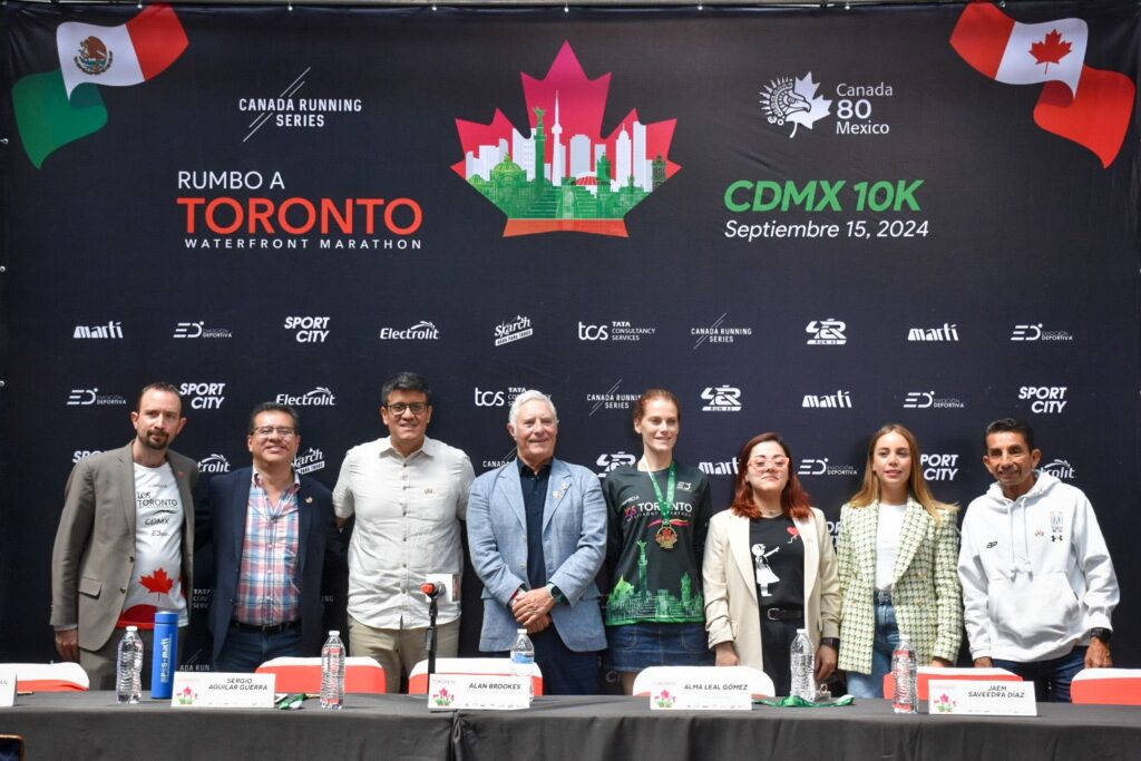 TCS, Canada Running Series y emoción deportiva promueven el deporte con la carrera rumbo al TCS Toronto Waterfront Marathon 10k CDMX