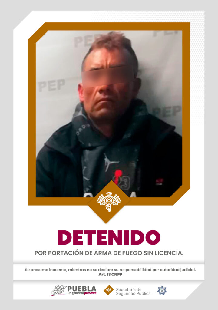 Detiene SSP a dos hombres que portaban ilegalmente un arma de fuego