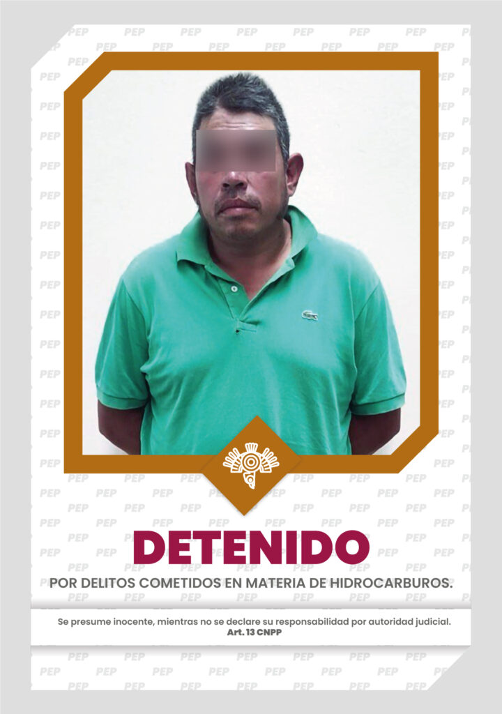 Detenido con huachicol en Huauchinango