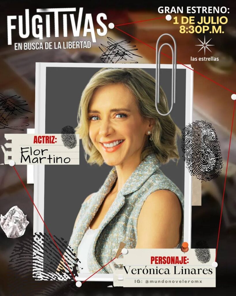 Flor Martino Bibolini platica sobre su personaje Verónica Linares en “Fugitivas en busca de la libertad”