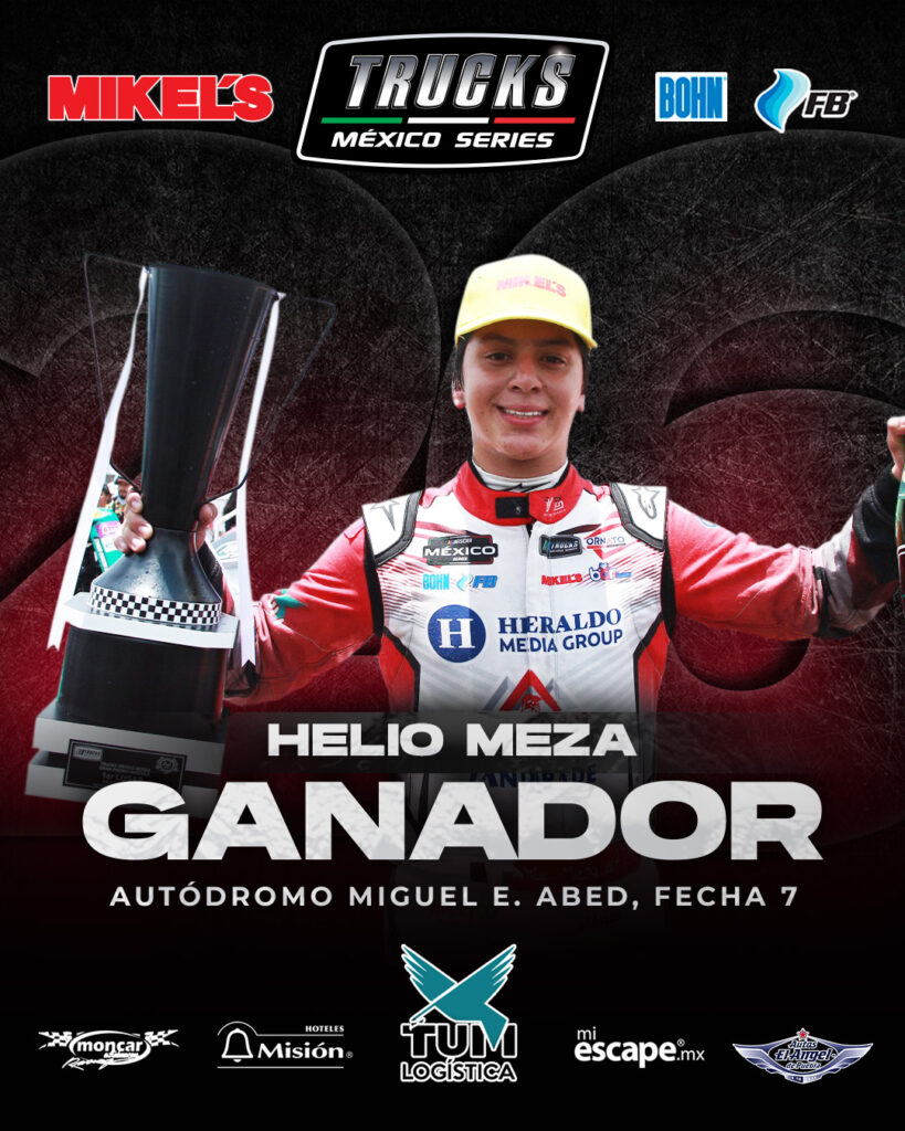 Debut y triunfo para Helio Meza en Trucks México Series