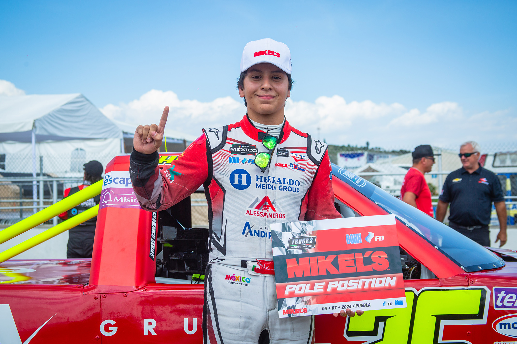 El debutante Helio Meza, sorprende y toma la “Pole” de Trucks México Series en Puebla