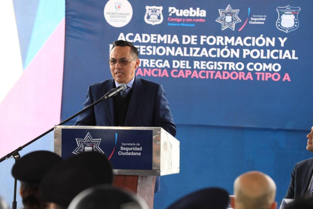 Academia de la policía municipal recibe registro como instancia capacitadora