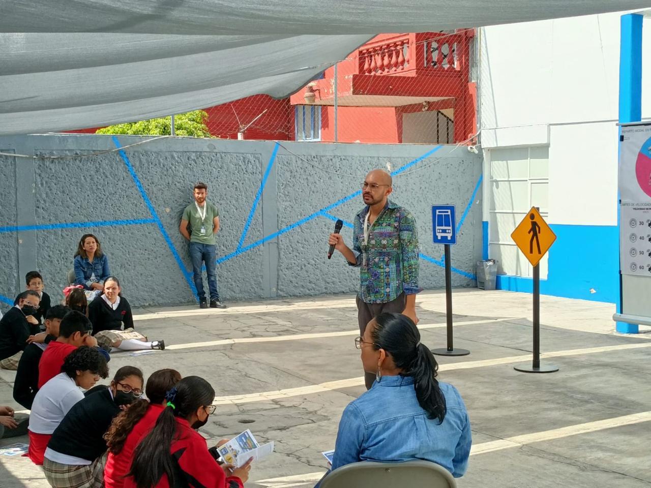 Llevan educación vial a escuelas de Puebla capital