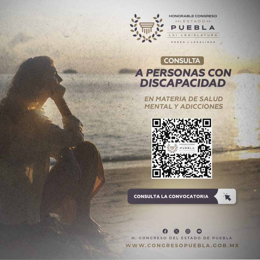 Congreso del Estado invita a participar en Consulta en materia de Salud Mental y Adicciones