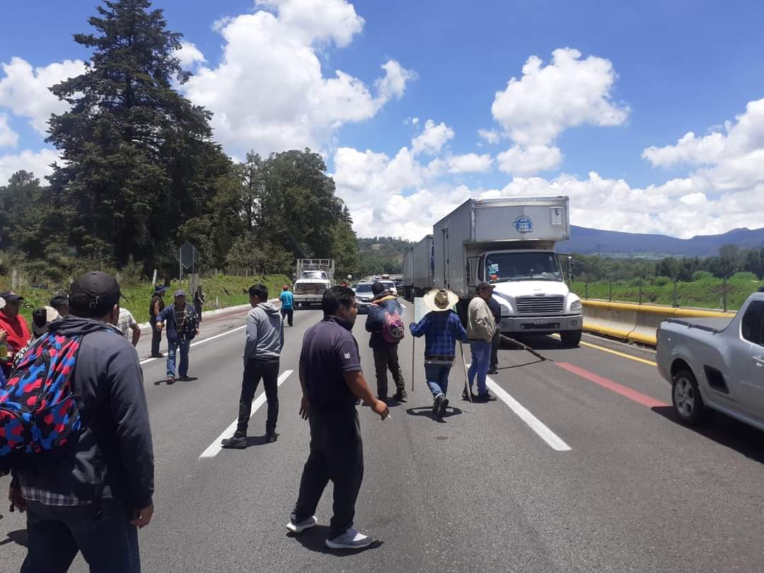 ¡ALERTA! Nuevo bloqueo en la autopista México-Puebla