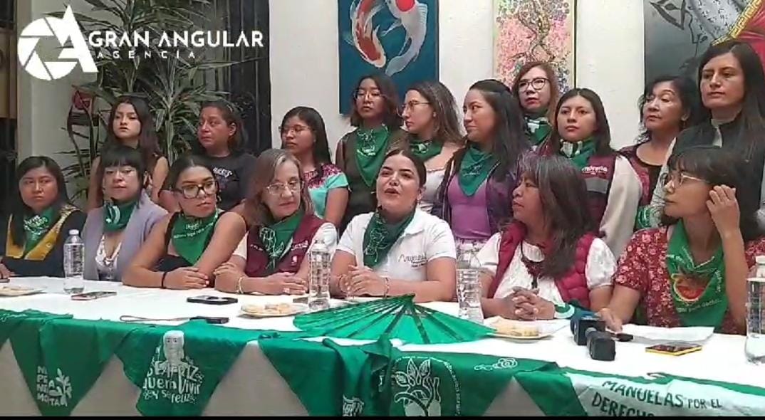 Video desde Puebla: Mujeres de Morena respaldan despenalización del aborto