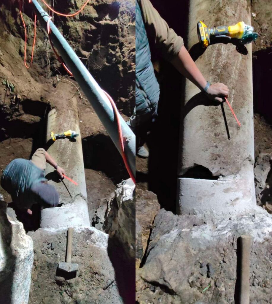 Ayuntamiento de Teziutĺan facilita agua a familias afectadas por reparaciones en línea de suministro