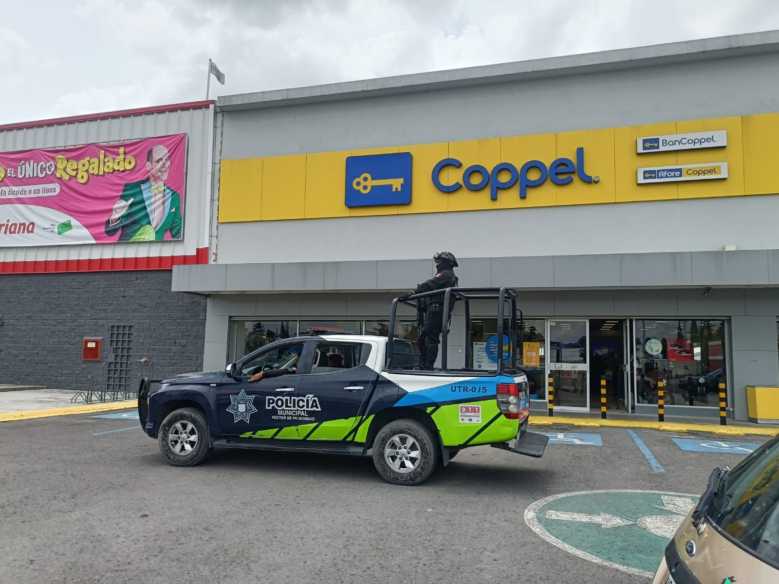 Detenido tras robar banco Coppel Torrecillas