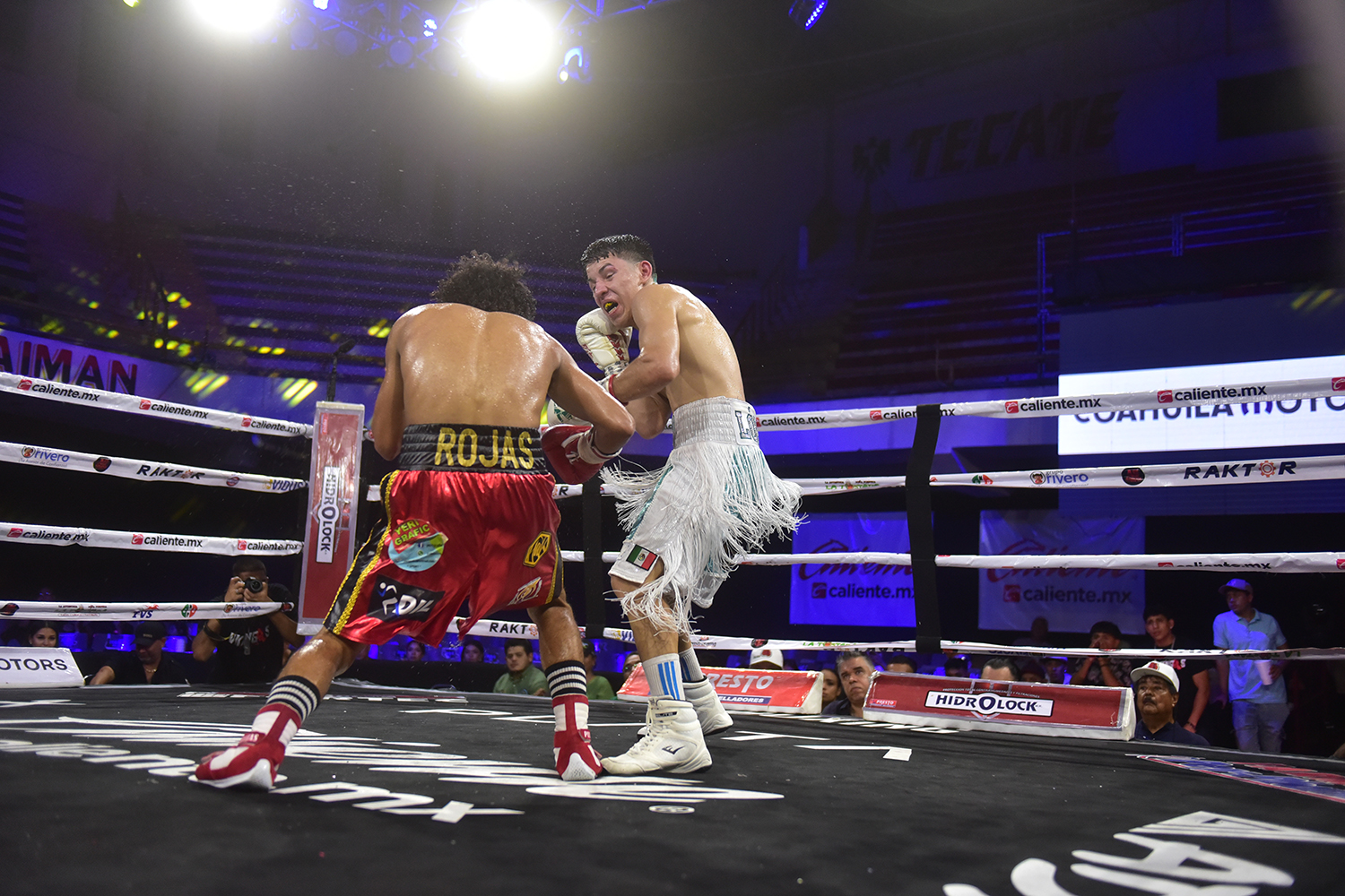 Tiro parejo de  “Bravito” López vs “Pulga” Rojas en velada en Monterrey