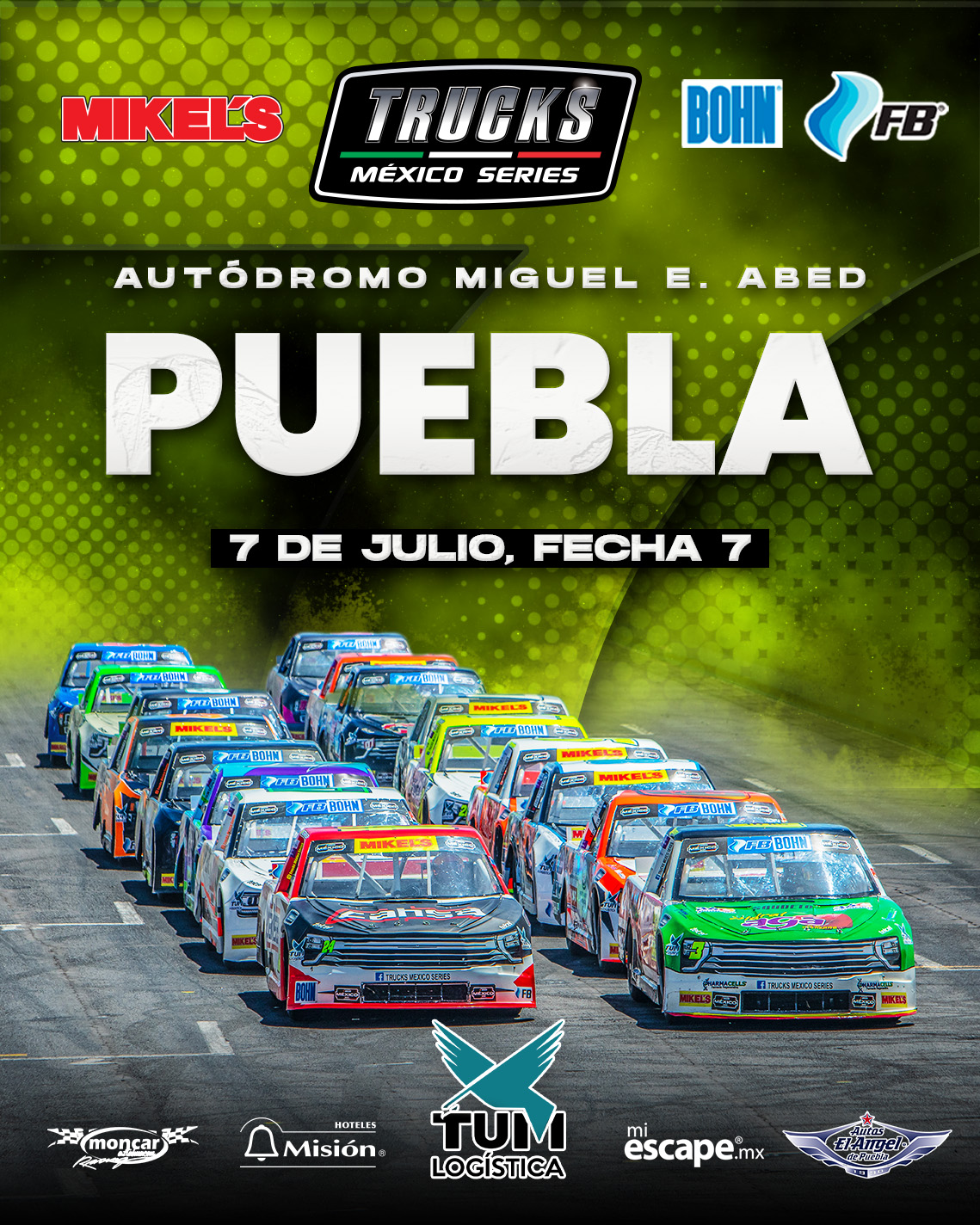 Trucks México Series, a Puebla para disputar la 7ma fecha de la temporada 2024