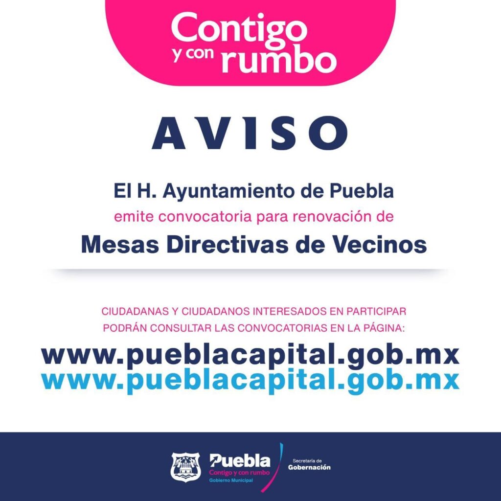 SEGOM Municipal coordina renovación de mesas directivas de vecinos