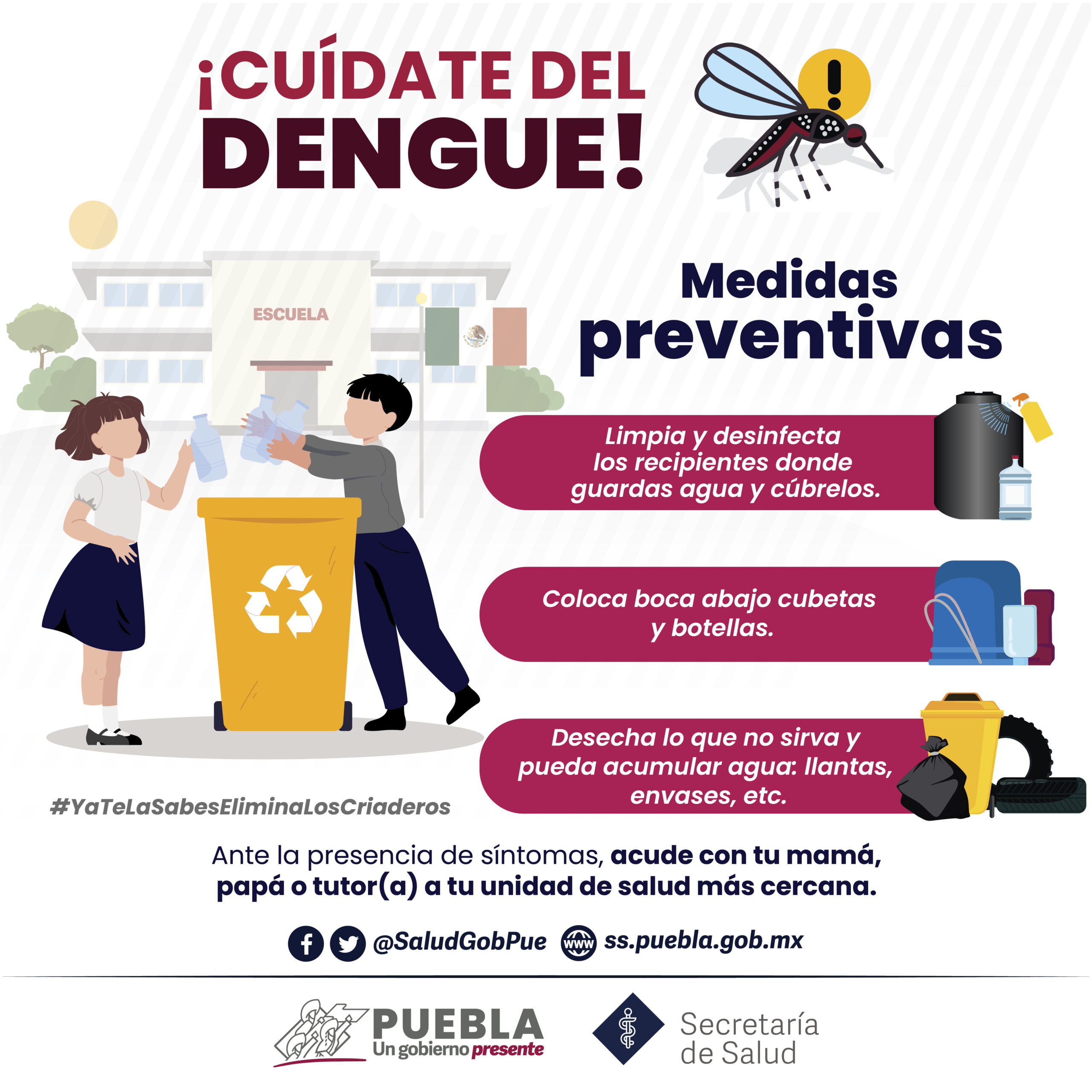 Reporta Salud 11 contagios por dengue en últimas 24 horas