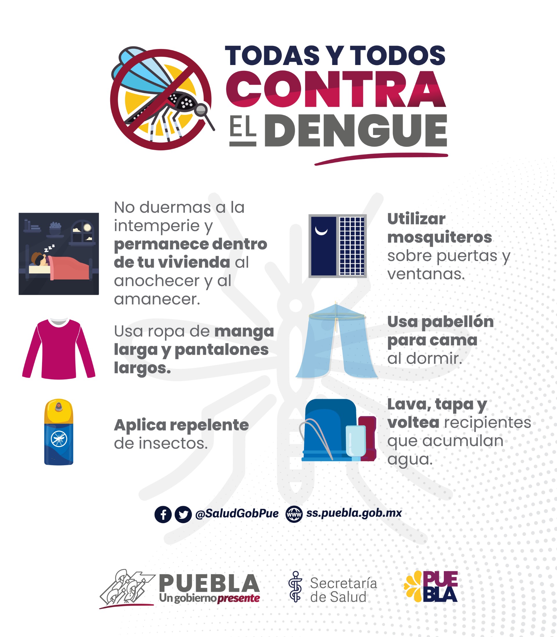 Puebla acumula 632 contagios de dengue