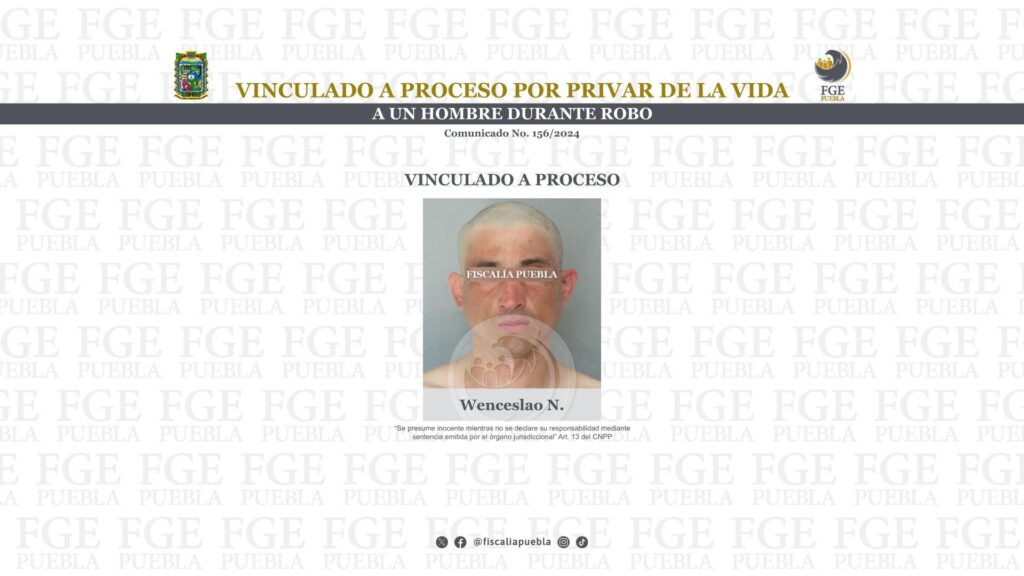Vinculado a proceso por privar de la vida a un hombre durante un robo
