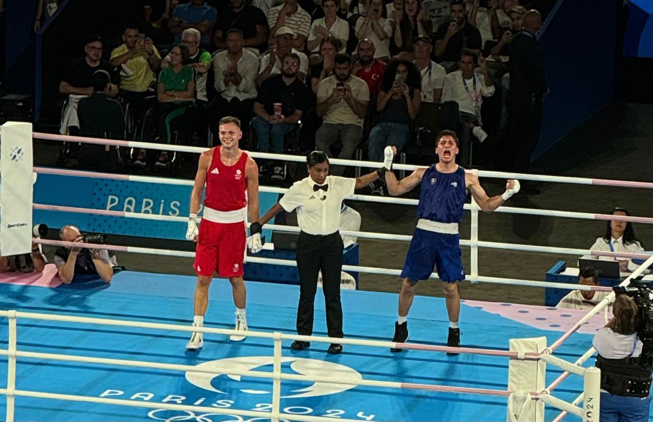 ¡Marcos Verde aseguró al menos medalla de plata en boxeo desde París 2024!