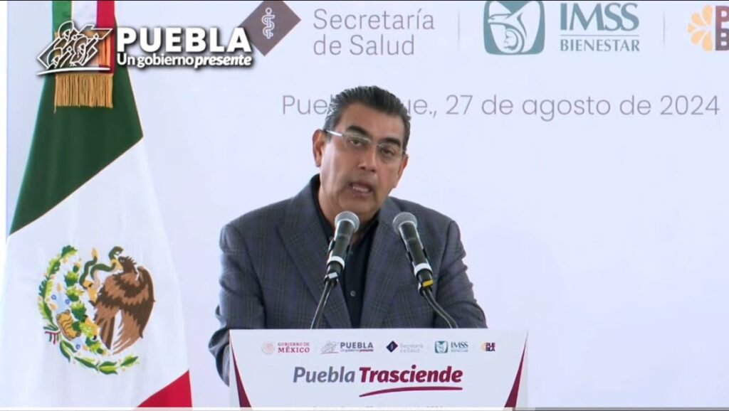 Sergio Salomón inició construcción de las oficinas de Jurisdicción Sanitaria 6 en Puebla capital