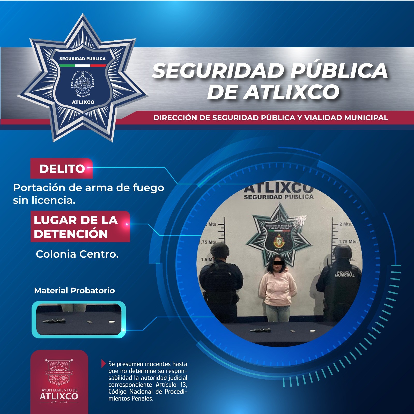 Acusados de robo, detienen a 2 mujeres y a un hombre en Atlixco