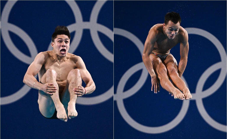 Osmar Olvera avanza a la semifinal de trampolín 3 metros en París 2024; Kevin Muñoz queda eliminado