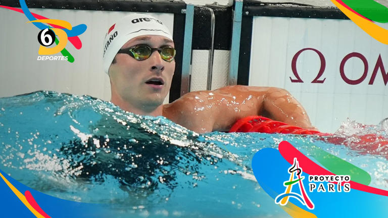 Gabriel Castaño, nadador regio, supera al ‘nuevo Michael Phelps’ y va a semifinales en París 2024