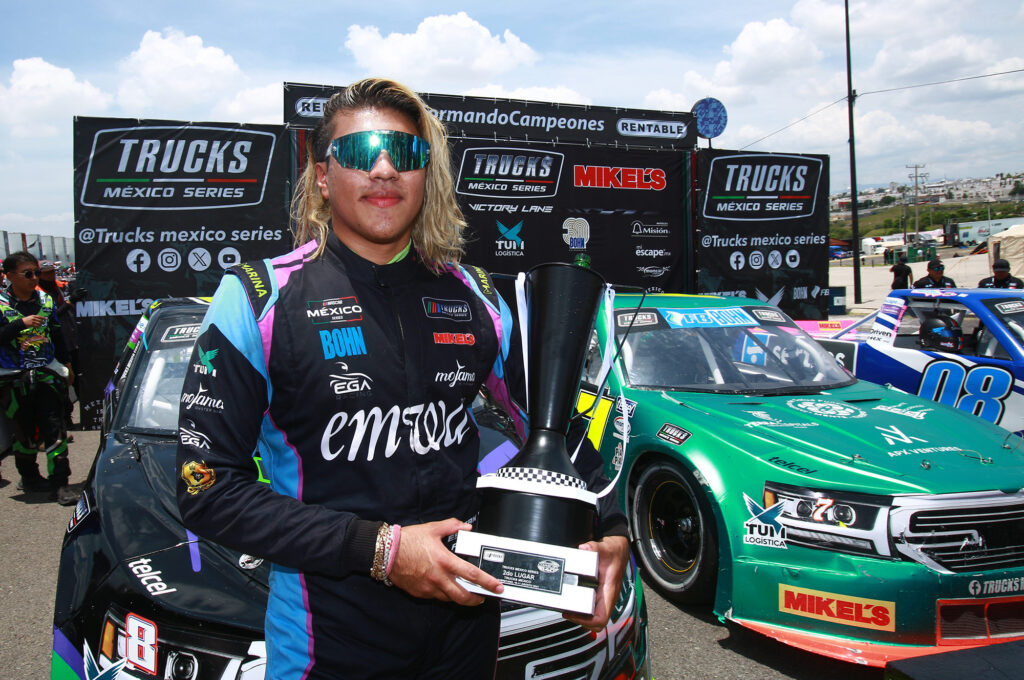 Alonso Salinas sorprende en Querétaro y se queda con la 9ª. fecha de Trucks México Series 2024