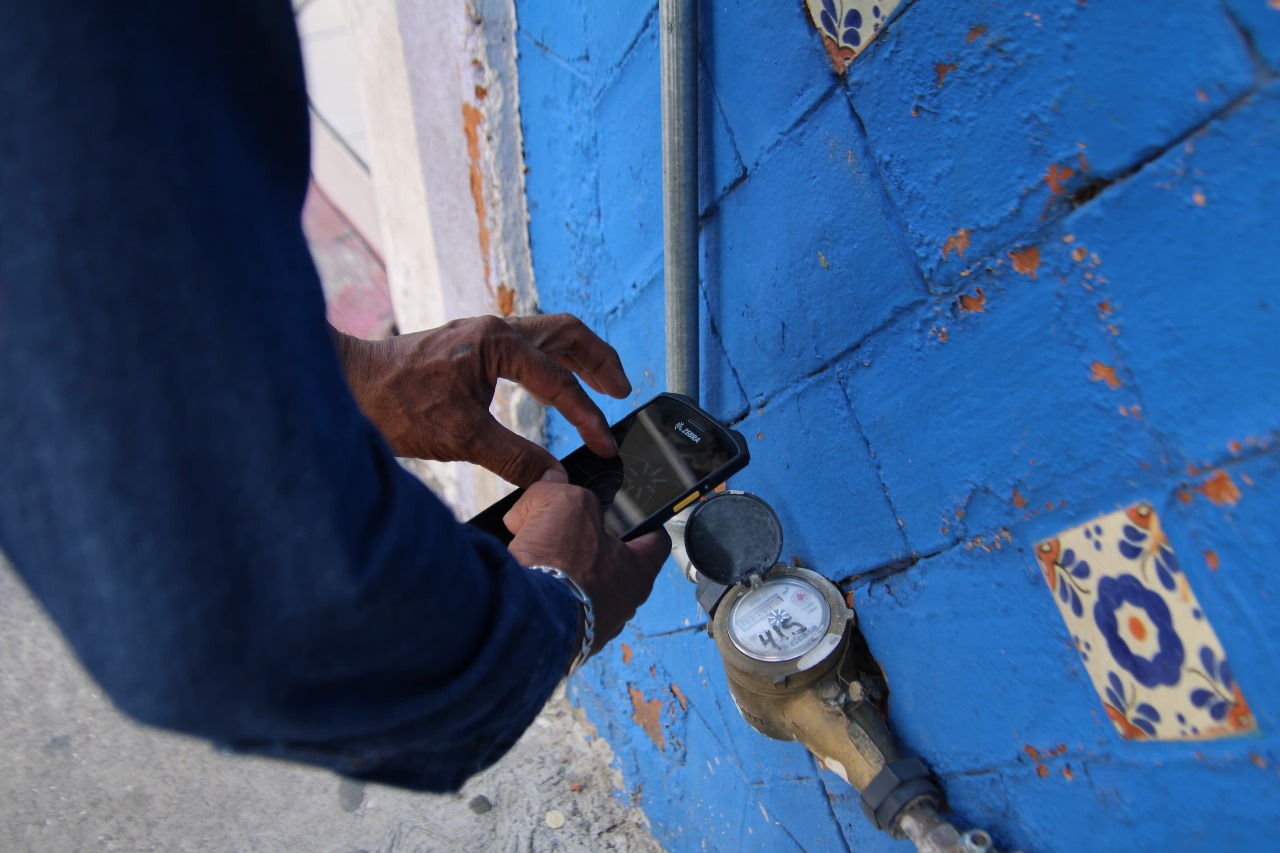 Estrenan medidores de agua en San Pedro Cholula