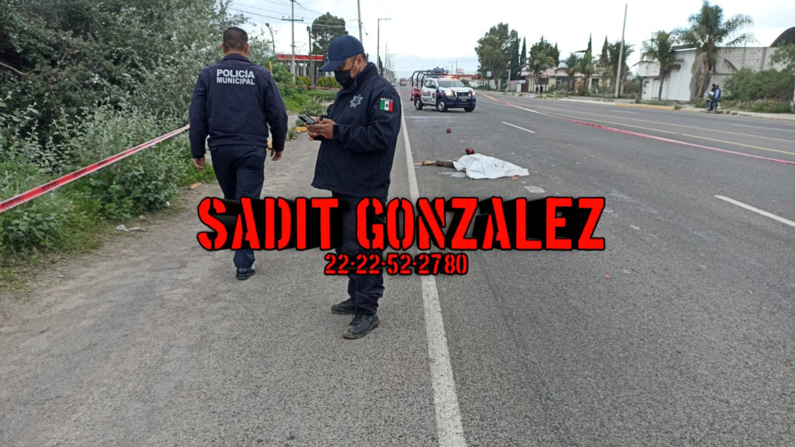 Muere hombre atropellado en Amozoc