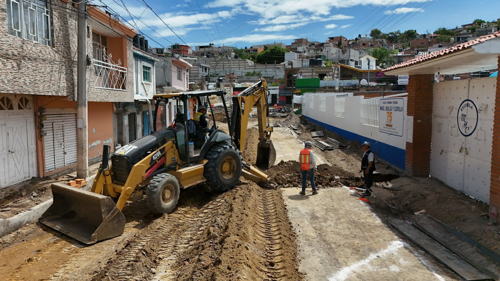 Desde Atlixco: Remodelación completa de la calle Río Necaxa