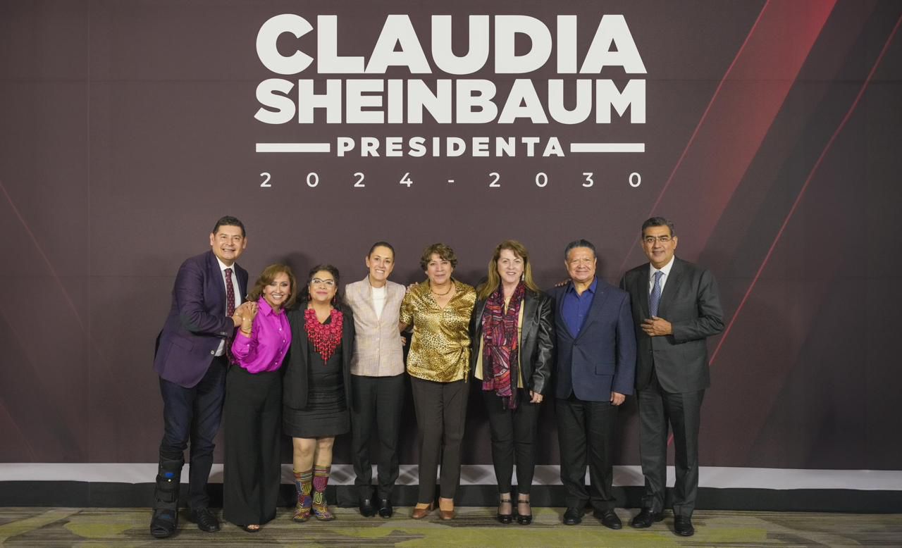 Alejandro Armenta acudió a reunión de Claudia Sheinbaum con gobernadores actuales y electos del centro del país