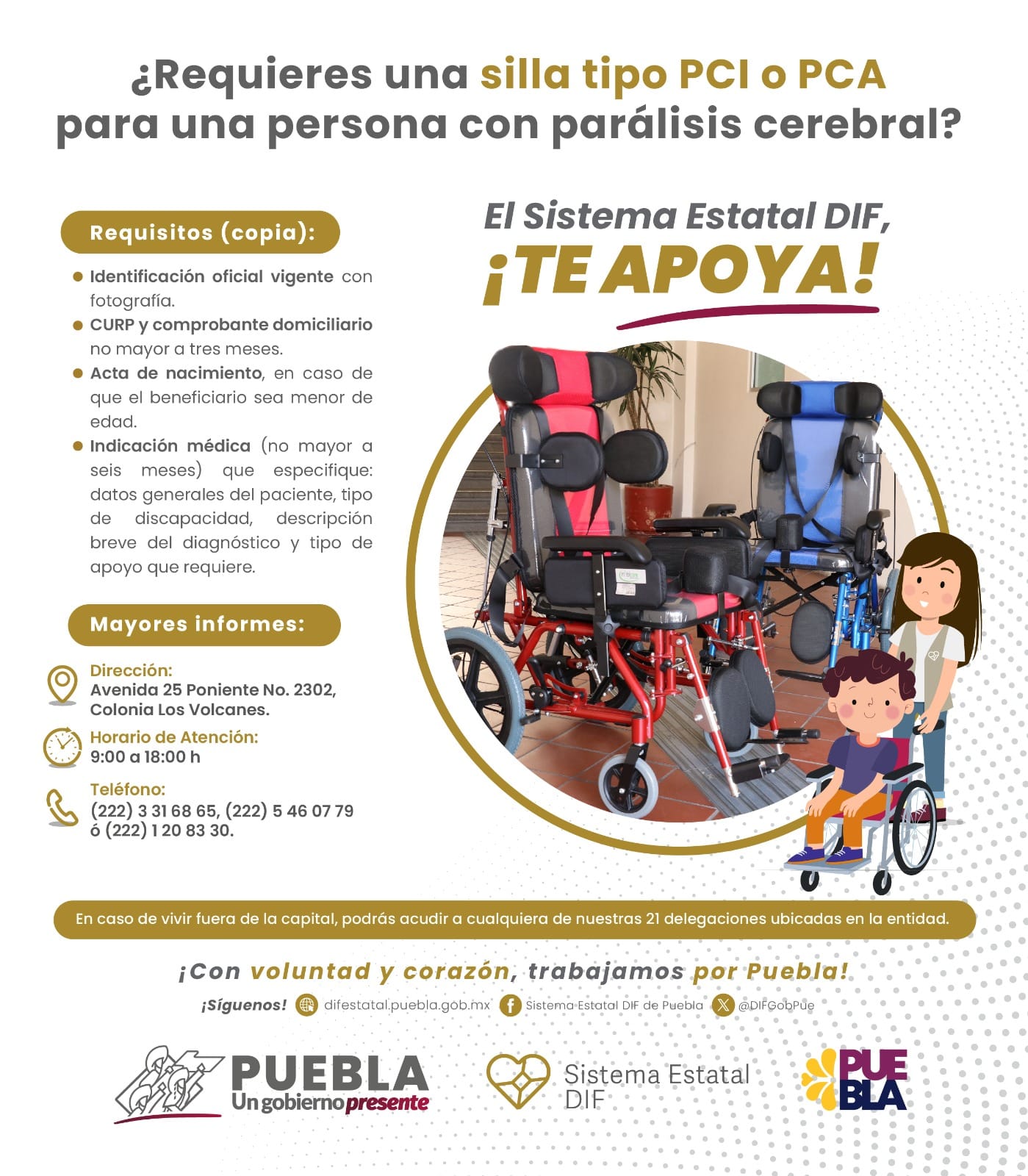 Anuncia SEDIF entrega gratuita de sillas para personas con parálisis cerebral