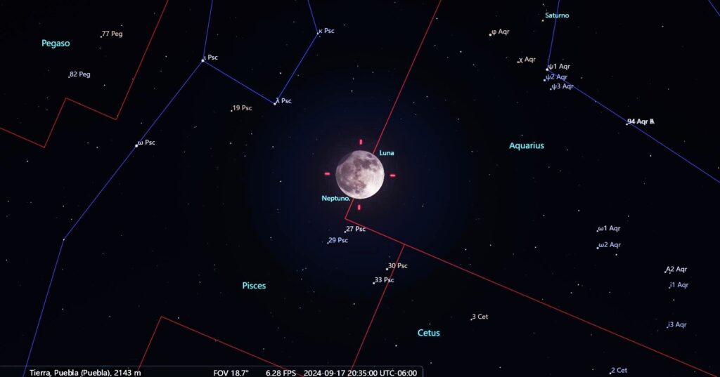 Eventos astronómicos del mes de septiembre de 2024