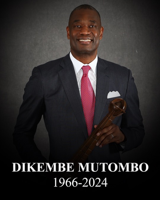 Murió el histórico Dikembe Mutombo, ocho veces All-Star de la NBA y miembro del Salón de la Fama