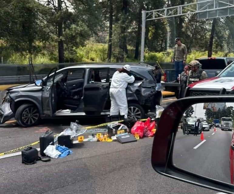 Asesinaron a mujer en la autopista México-Puebla