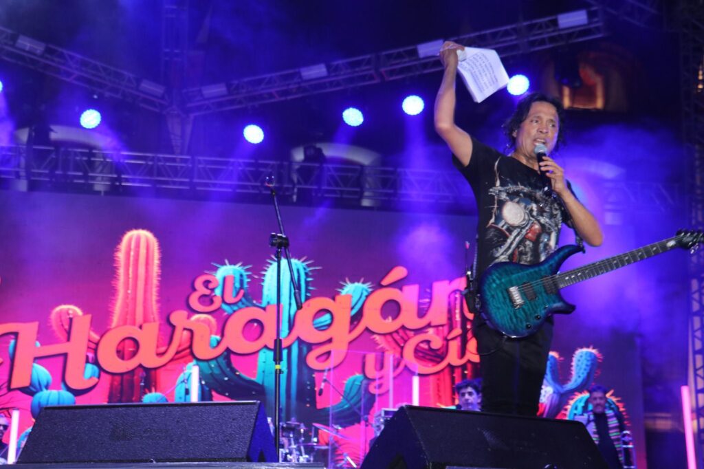 Banda de rock “Haragán y cía” triunfó en San Pedro Cholula