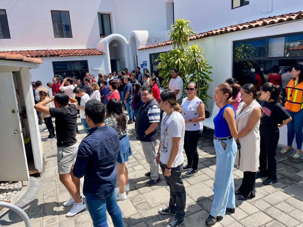 Puebla capital se sumó al simulacro nacional 2024