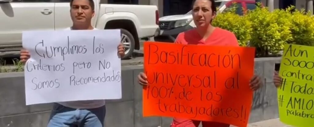 Video: Trabajadores del sector Salud exigen bases