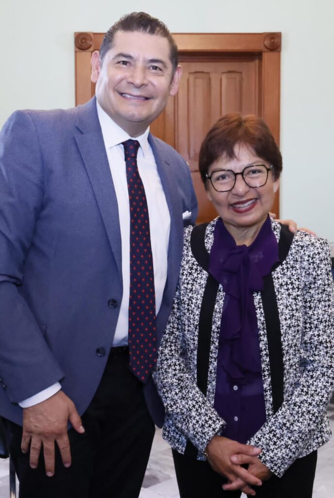 Colaboración y respeto a la autonomía universitaria, coinciden la rectora de la BUAP, Lilia Cedillo y el gobernador electo, Alejandro Armenta